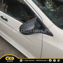 Honda City 2021-24 Carbon Fiber Batman Style Side Mirror Covers