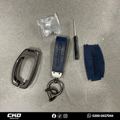 Metal Leather Key Cover for Hyundai Elantra 2024-2025