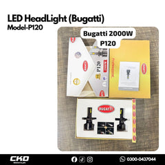 Bugatti LED HeadLight  P120 | H4, H11 , 9005, 9006 | 2000W