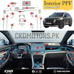 Interior PPF For Hyundai Tucson HEV 2025