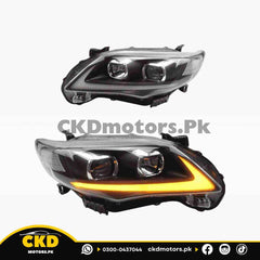 Toyota Corolla 2012 Nike Style Head Lights