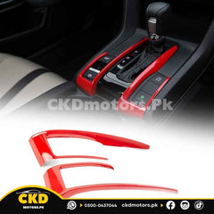 Honda Civic X Gear Red Trim | 2016-21