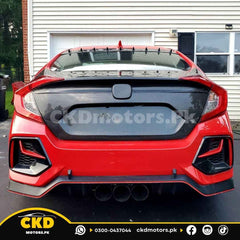 Honda Civic X 2016-2021 Carbon Fiber Trunk/Diggi