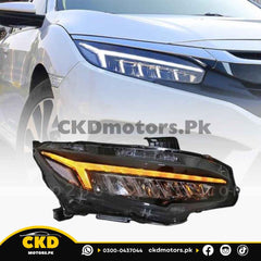 Honda Civic X Audi Style Head Light