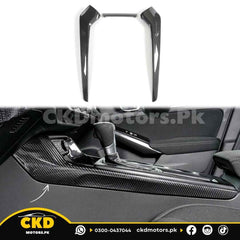 Honda Civic 2022-24 Carbon Fiber Gear Panel Side Trims