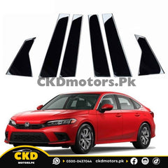 Honda Civic 11 Gen Glossy Black Pillar | 2022-24