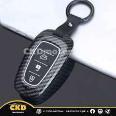 Hyundai Sonata Carbon Fiber Key Cover | 2021-24