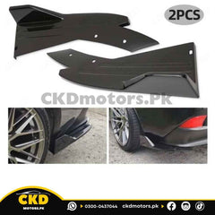 Universal Carbon Fiber Back Bumper Splitter/Canards 2pcs