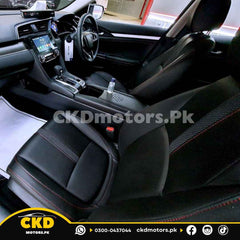 Honda Civic X Black Leather Seat Covers | 2016-21