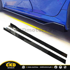 Universal Side Splitter/ Canard in Glossy Black Color