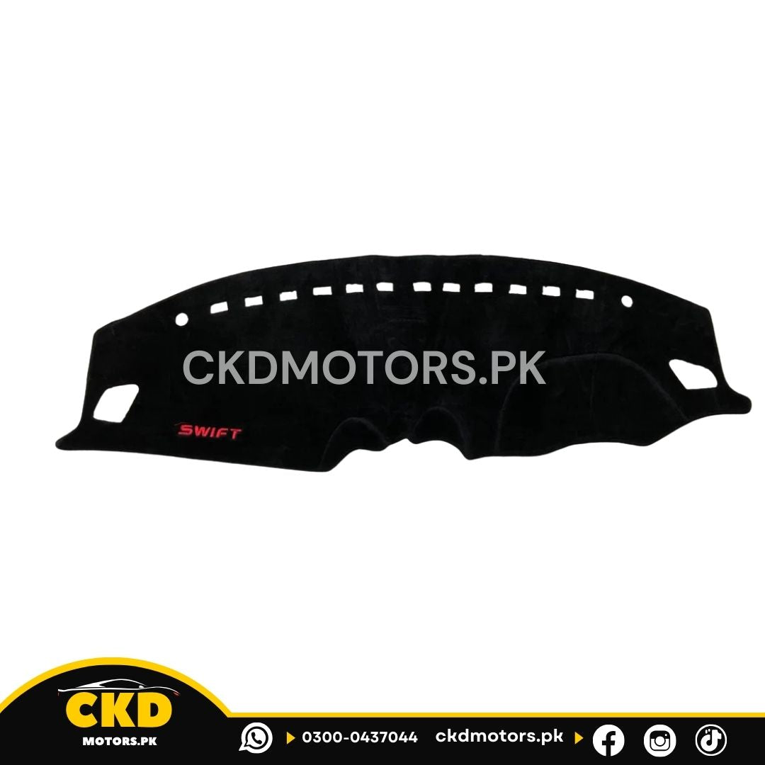 Black car dashboard cover