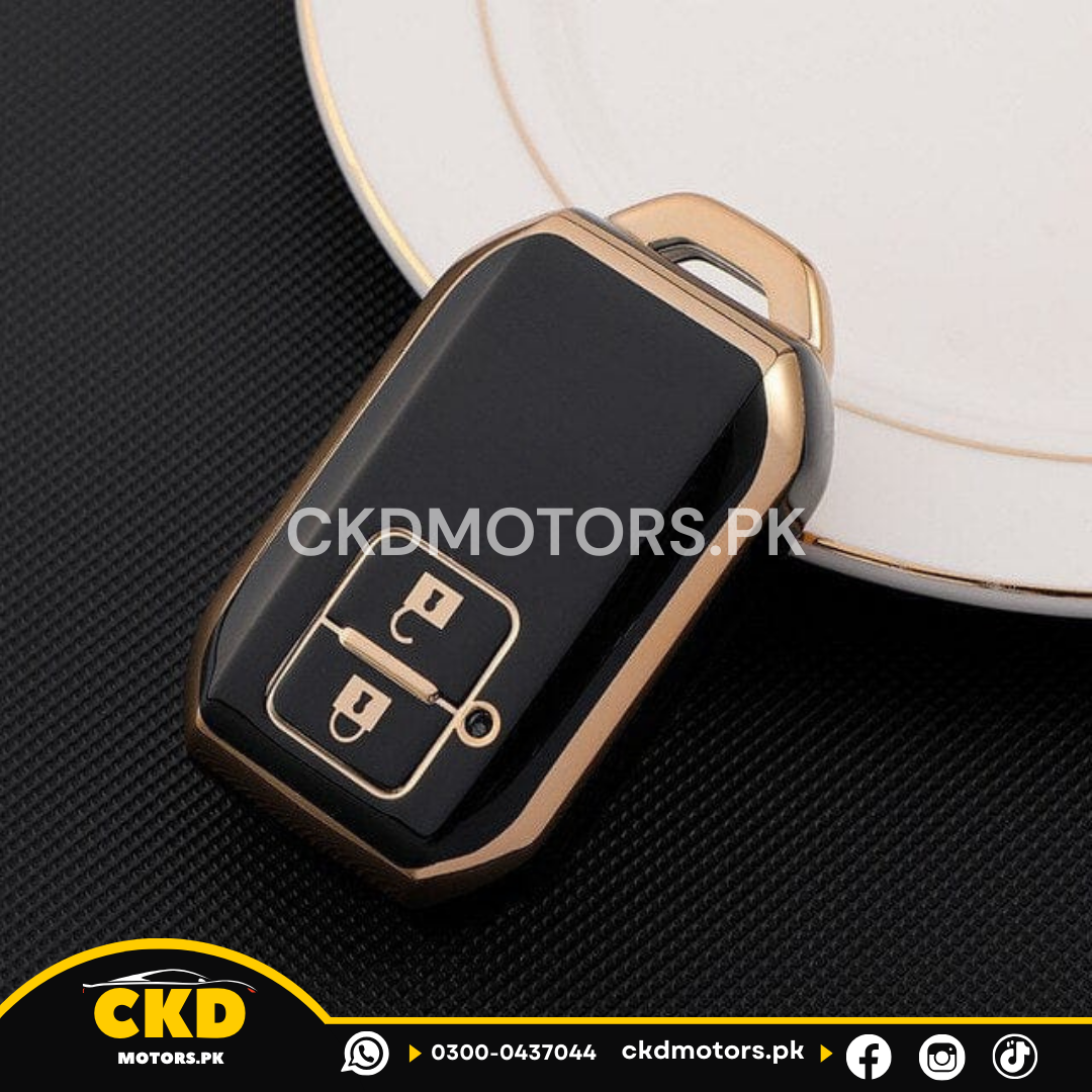 Black car key fob cover