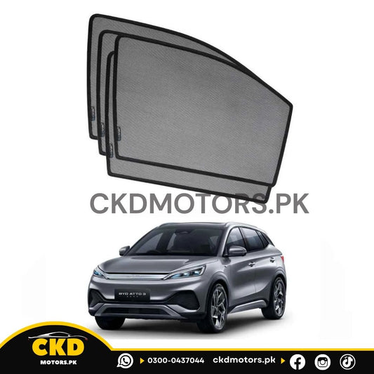 QS Sun Shades (Pardy) for BYD Atto 3 (2025) – Premium UV Protection & Custom Fit