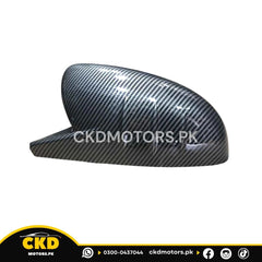 Batman Carbon Fiber Mirror Covers for New Suzuki Swift – Aggressive Sporty Look