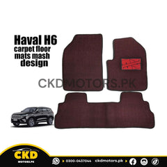 Cartrex Mash Design Carpet Floor Mats for Haval H6 – Premium Protection and Style
