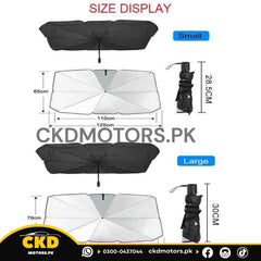 Car Umbrella Sun Shade Cover for Haval H6 (2022–2025) – Foldable Windshield UV & Heat Protection Shield