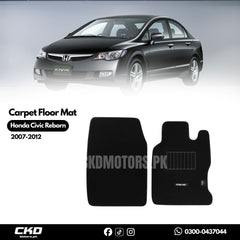 Carpet Car Floor Mat For Honda Civic Reborn 2007–2012