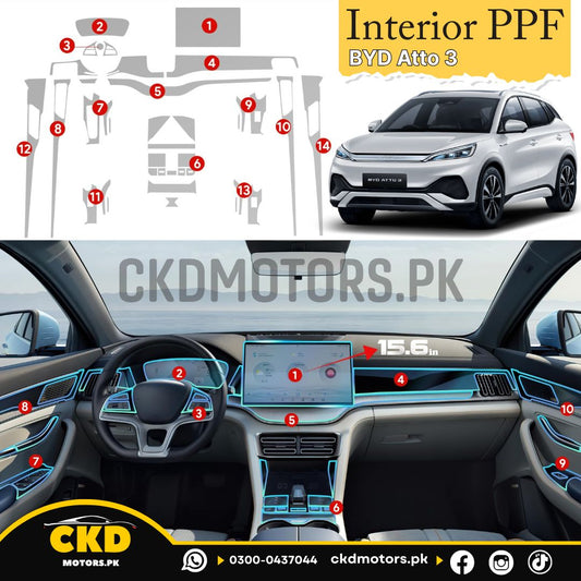 BYD ATTO 3 Interior PPF