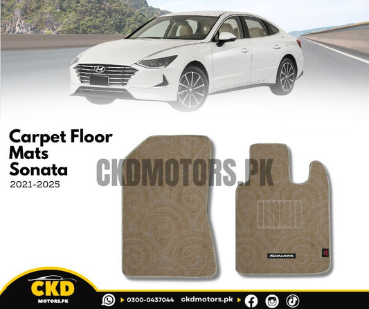 Luxury Car Floor Mats For Hyundai Sonata 2021-2025