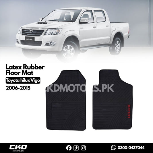 Latex Rubber Floor Mat For Toyota hilux Vigo 2006-2015